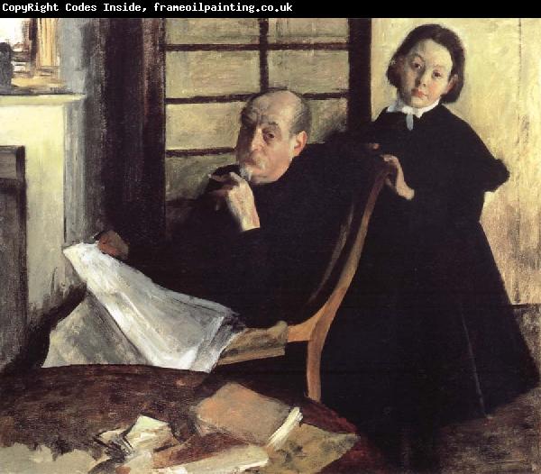 Edgar Degas Henri de Gas et sa niece Lucy